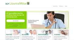 Desktop Screenshot of journalwise.acponline.org