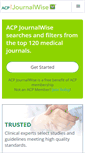 Mobile Screenshot of journalwise.acponline.org